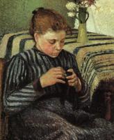 Pissarro, Camille - Girl Sewing